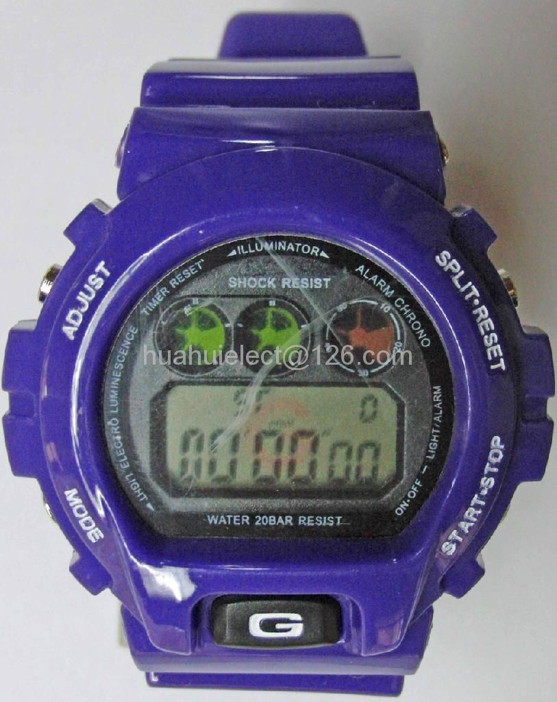 watch digital lcd watch , led watch 4