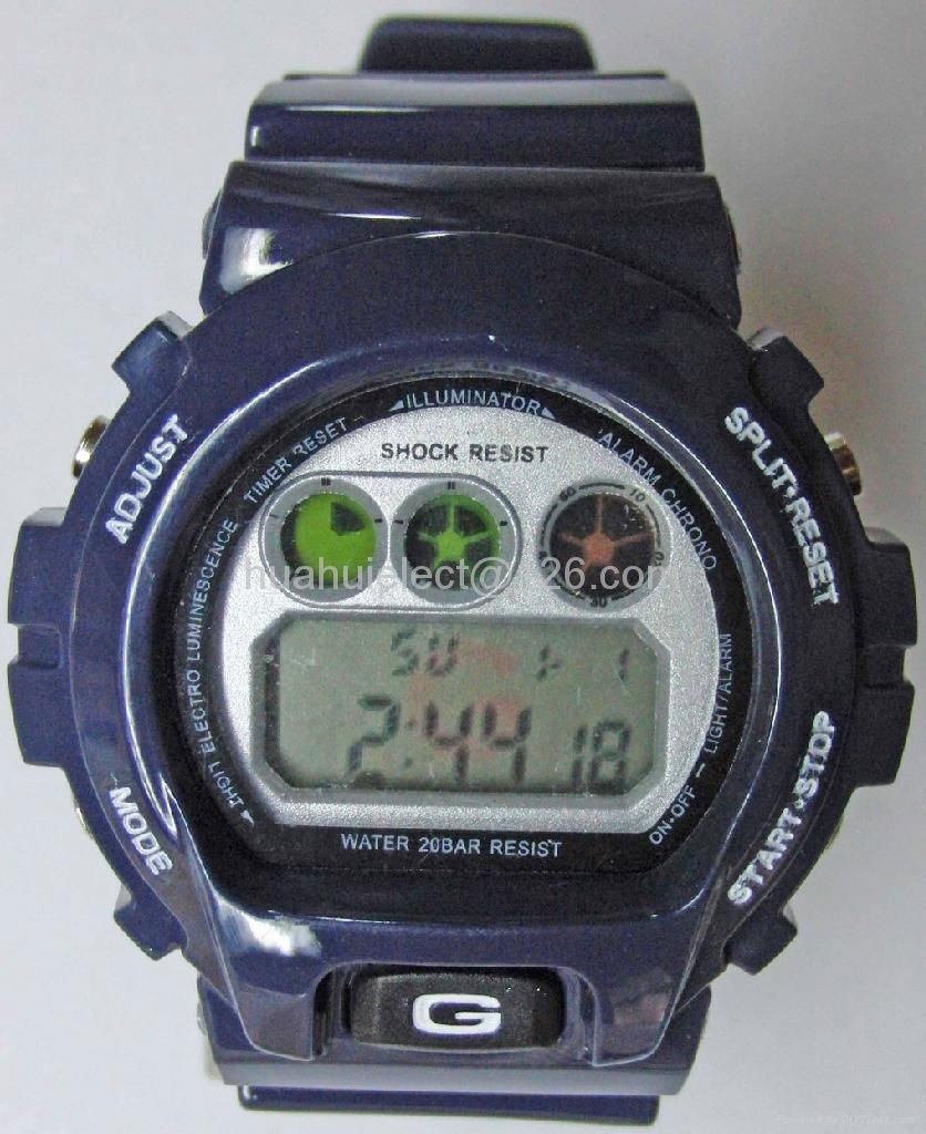  watch digital lcd watch , led watch 5