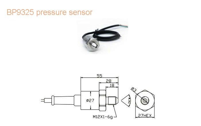 Diffused Silicon Pressure Sensor for Gauge/Absolute Pressure 3