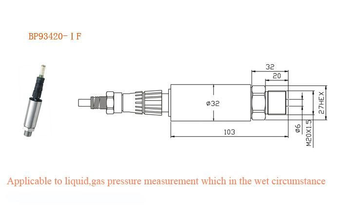 Silicon Isolated Gauge/Absolute Piezoresistive Pressure Transmitter / Sensor 4