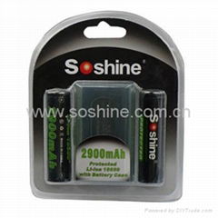Hot selling 18650 2900mAh li-ion protected battery 