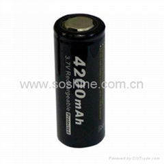 26650 4200mAh li-ion protected battery