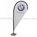 teardrop banner of excellent quality and