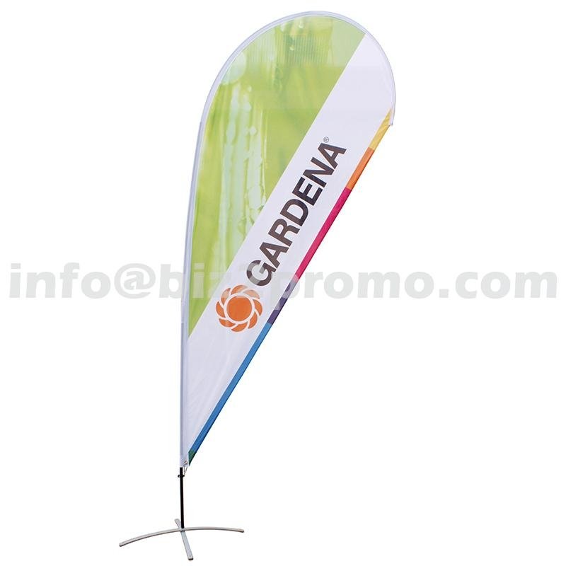 Perfect shaped teardrop banner