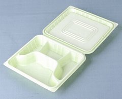 Four grid Siamese lunch boxes