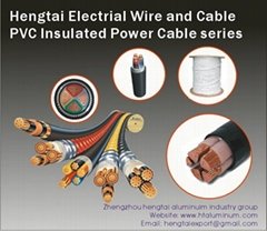 XLPE insulated and  sheathed copper power cable 