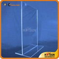 Acrylic restaurant sign holder sign stands  2