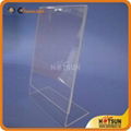 Acrylic restaurant sign holder sign stands  3