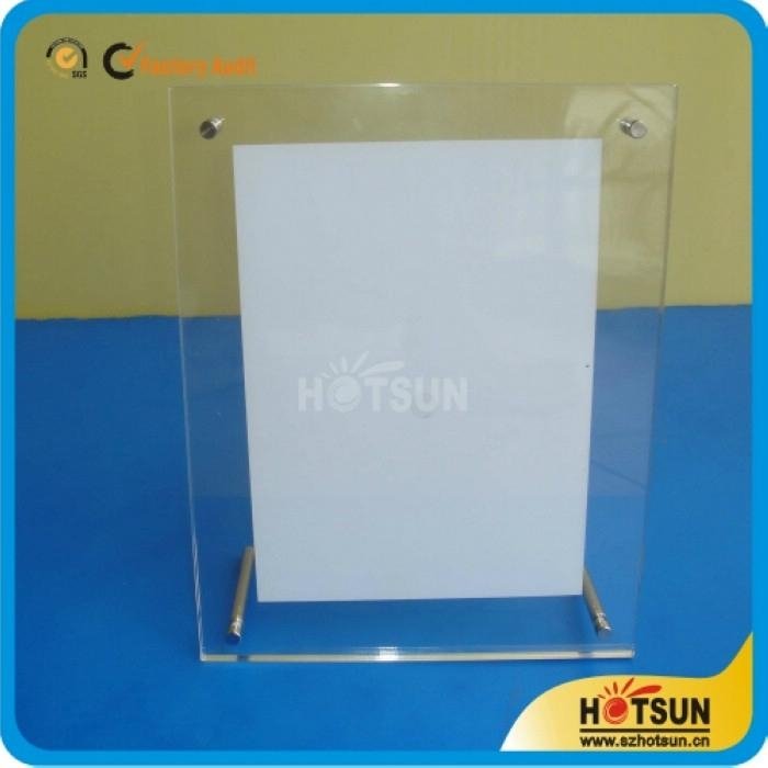 Vertical tabletop acrylic magnetic photo&picture frame  2