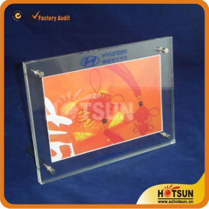 Vertical tabletop acrylic magnetic photo&picture frame  3