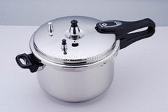 Traditional stainless steel pressure cooker