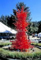 Decorative Outdoor Glass Sculpture  1