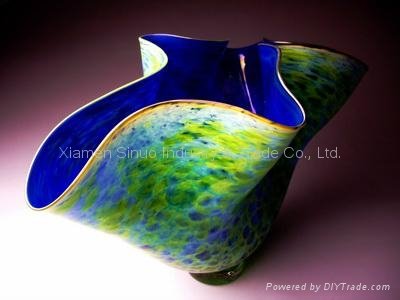 Blowing Murano Glass Vases for sale