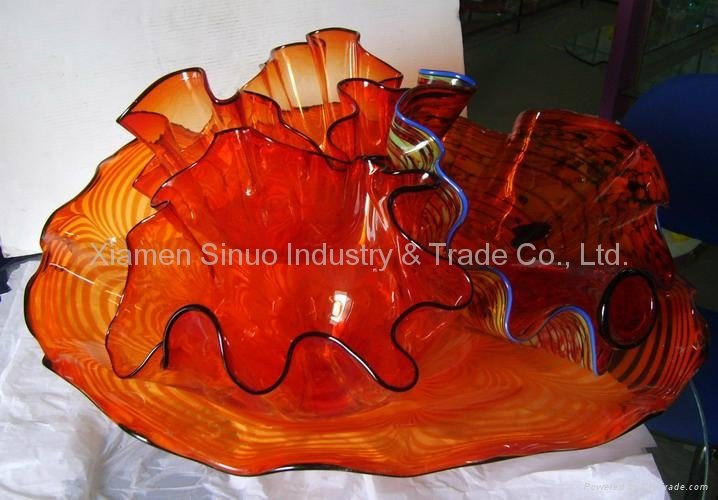 Blowing Murano Glass Vases for sale 4