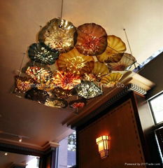 Blowing Murano Glass Flower Chandelier Decorative Cheap Chandelier