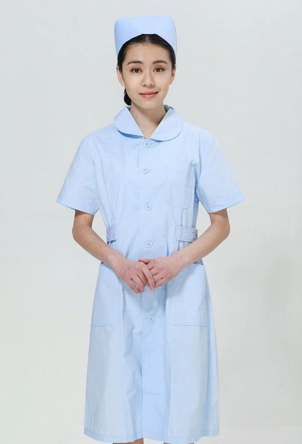 Free Shipping Hospital/Beauty salon nurse short-sleeve uniform coat 3