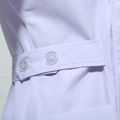 Free Shipping Hospital/Clinic nurses short-sleeve uniform coat White&Pink 3