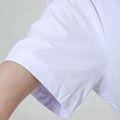 Free Shipping Hospital/Clinic nurses short-sleeve uniform coat White&Pink 4