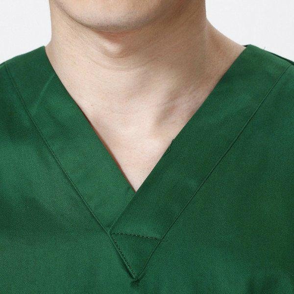Free Shipping Hospital classic surgery short-sleeve scrub suit 3