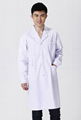 Free Shipping Hospital men doctor classic long-sleeve white lab coat 