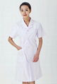 Free Shipping Hospital/Clinic nurse winter long-sleeve uniform white lab coat  1