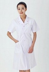 Free Shipping Hospital/Clinic nurse winter long-sleeve uniform white lab coat 