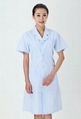 Free Shipping Hospital/Clinic nurse winter long-sleeve uniform white lab coat  2