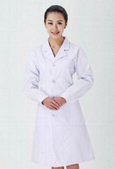 Free Shipping Hospital/Clinic women doctor long-sleeve uniform workwear coat