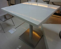 wholesale kkr solid surface restaurant tables/dining tables/coffee tables