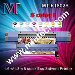 Eco Solvent Digital Printer with Epson Dx5 Print Head 8 Color 3.2m/1.8m Optional