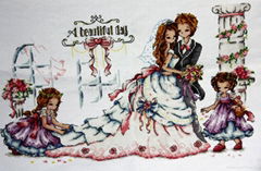 long stitch kits wedding cross stitch DIY 