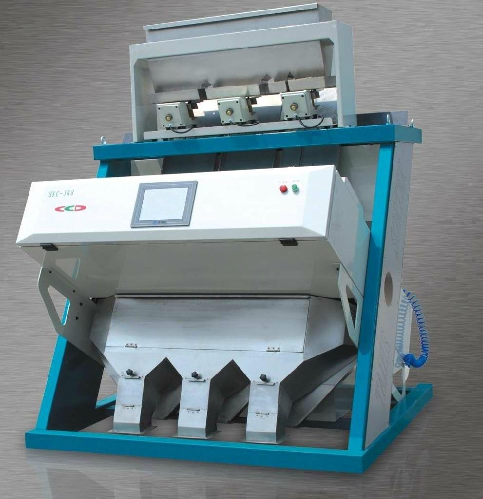 S.precision CCD dehytrated vegetable color soring machine 4