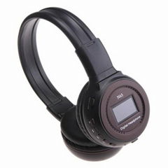 Sports wireless mp3 headphones with FM radio