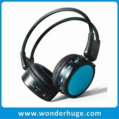 Sports wireless mp3 headphones with FM radio