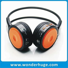 Sports wireless mp3 headphones with FM radio