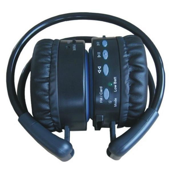 Sports wireless mp3 headphones with FM radio 2
