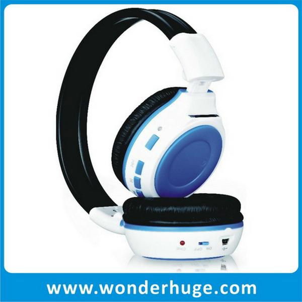 Sports wireless mp3 headphones with FM radio 3