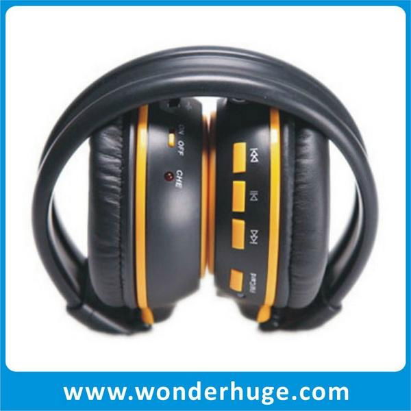 Sports wireless mp3 headphones with FM radio 3