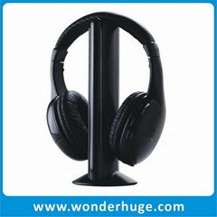 5 in 1 wireless headphones with FM radio