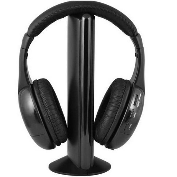 5 in 1 wireless headphones with FM radio