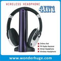 4 in 1 RF wirless headphones for TV 1