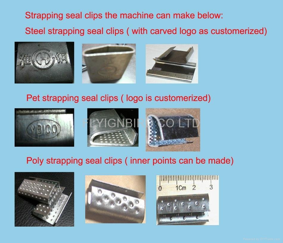 machine for making steel strapping seal clip 3