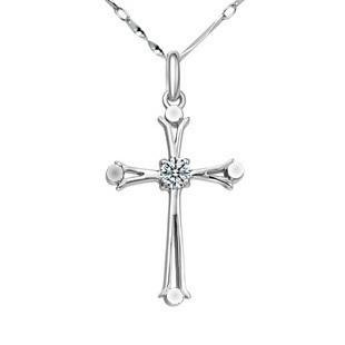 FY-D041 925 sterling silver necklace cross style 