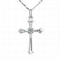 FY-D041 925 sterling silver necklace cross style 