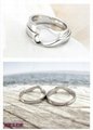 FY-J009 925 sterling silver ring Couples rings love style  2