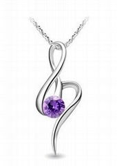 FY-D019 925 sterling silver necklace pendant