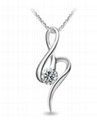 FY-D019 925 sterling silver necklace pendant 2