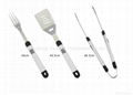 3pcs aluminium handle BBQ tool set 1