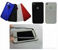 Hot! Iphone case Strip style case For iPhone 4&4S