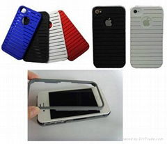 Hot! Iphone case Strip style case For iPhone 4&4S